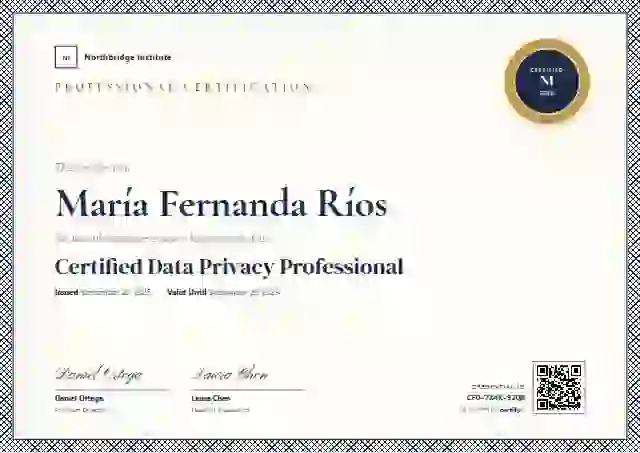 Plantilla de certificado Laurel de certificación profesional