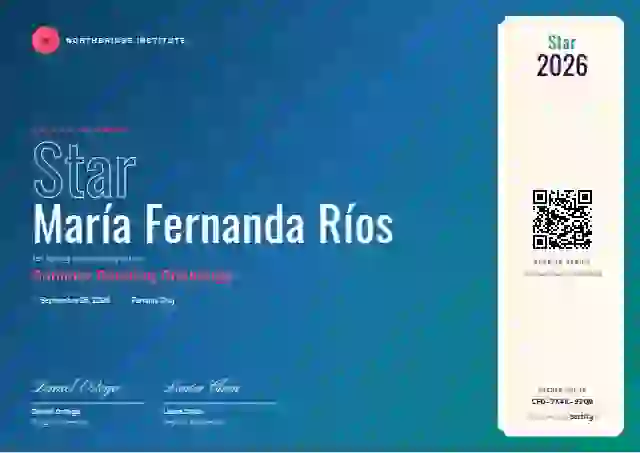 Festival Ruby Plain school and kids certificate template