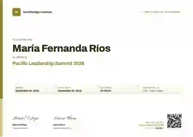 Corporate Clean Marigold No Rings event attendance certificate template