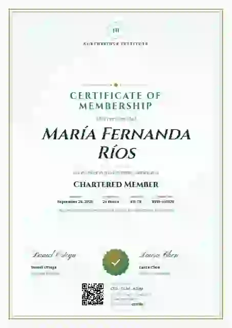Portrait Classic Emerald No Flourish membership certificate template