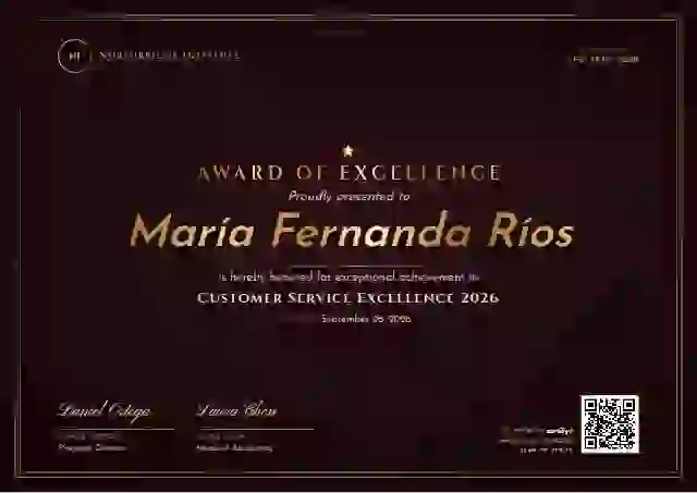 Plantilla de certificado Luxury Foil Burgundy Fine Foil de premios y logros