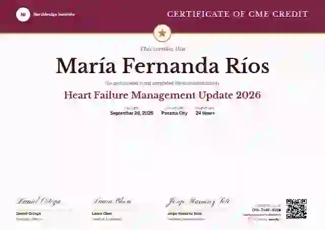 Triple Signature Rose Baskerville Publicsans healthcare and cme certificate template