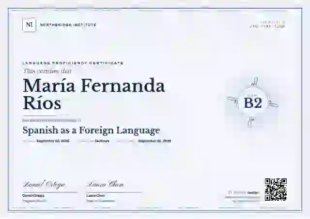 Guilloche Navy language proficiency certificate template