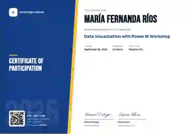Split Panel Cobalt Shallow Cut webinar and workshop certificate template