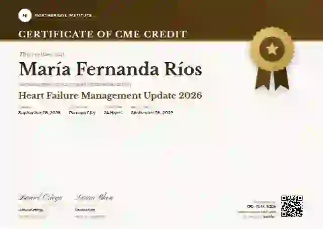 Seal Masthead Amber Short Band healthcare and cme certificate template