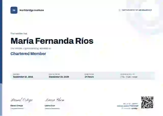 Corporate Clean Graphite Big Rings membership certificate template