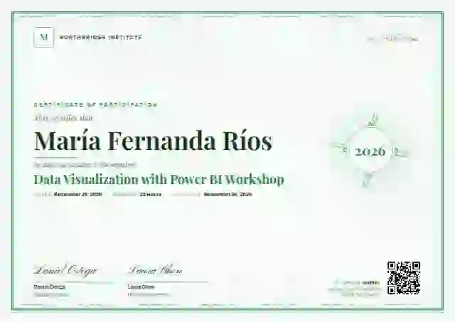 Guilloche Forest Thin Frame webinar and workshop certificate template