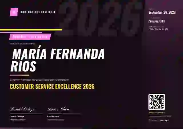 Plantilla de certificado Sports Dynamic Fuchsia Bold Stripes de premios y logros