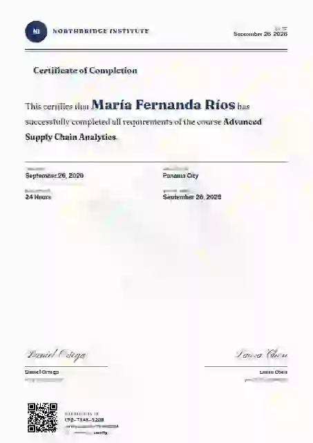 Constancia Letter Sapphire Plain Footer course completion certificate template