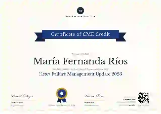 Ribbon Banner Navy Soft healthcare and cme certificate template