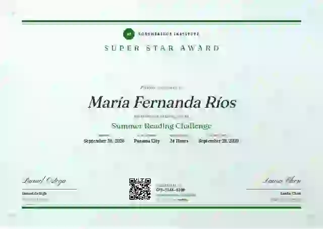Letterpress Meadow Heavy Rule school and kids certificate template