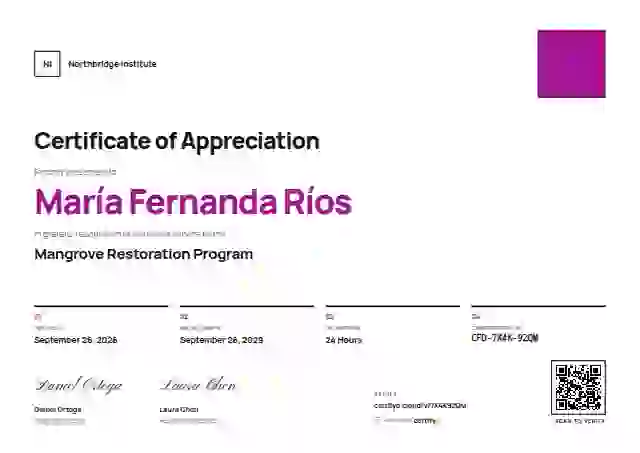 Swiss Grid Fuchsia Huge Square volunteer appreciation certificate template