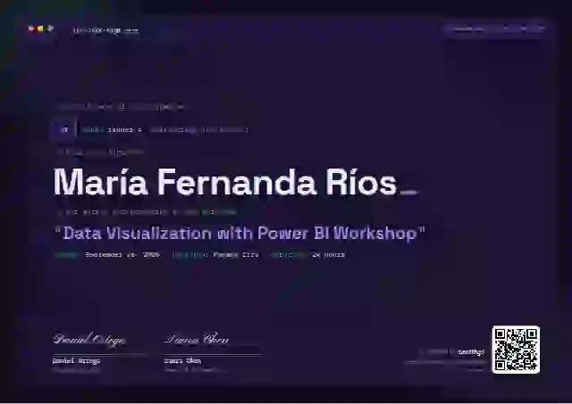 Tech Mono Violet webinar and workshop certificate template