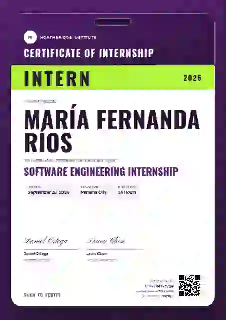 Speaker Pass Orchid Narrow Margin internship certificate template