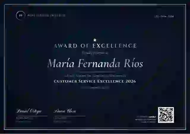 Luxury Foil Silver awards and achievement certificate template
