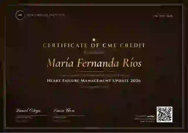 Luxury Foil Espresso Fine Foil healthcare and cme certificate template