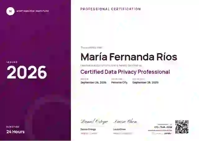 Level Ladder Fuchsia Wide Panel professional certification certificate template