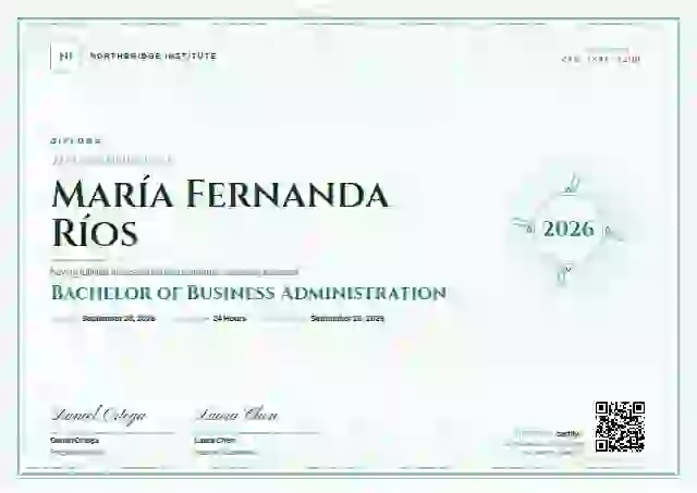 Guilloche Jade Bold Guilloche academic diploma certificate template