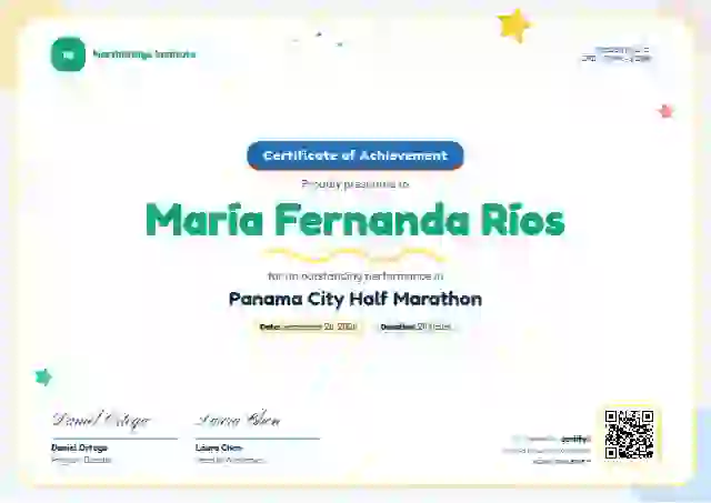 Playful Ocean sports certificate template