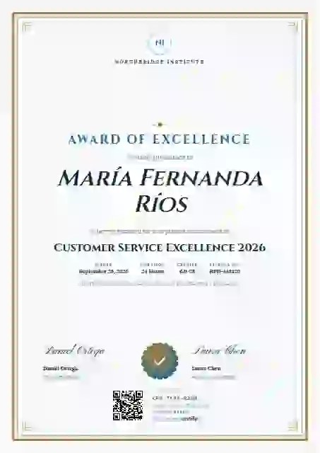 Plantilla de certificado Portrait Classic Cerulean Bold Frame de premios y logros
