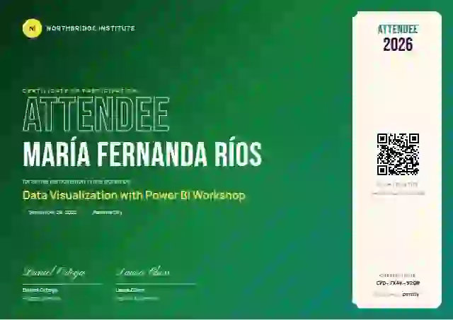 Festival Jungle Plain webinar and workshop certificate template