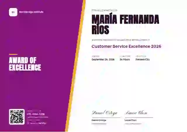 Plantilla de certificado Split Panel Fuchsia No Ghost de premios y logros