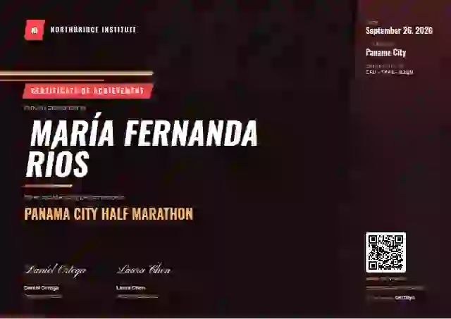 Sports Dynamic Crimson sports certificate template