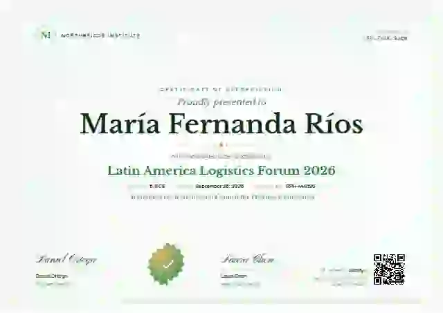 Classic Seal Forest Bare Fine conference speaker certificate template