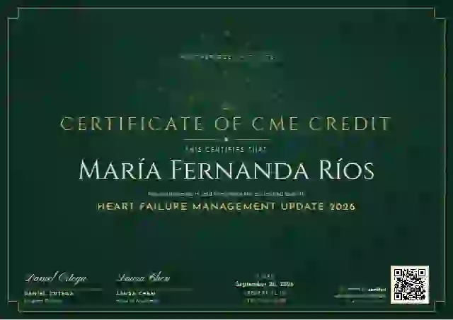 Art Deco Pine Bold Fan healthcare and cme certificate template