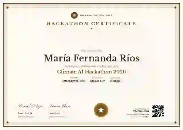 Double Frame Diploma Amber Faint Strip hackathon certificate template
