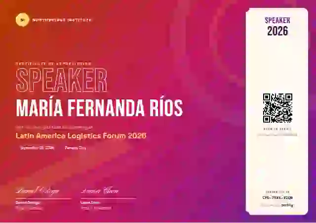 Festival Sunset conference speaker certificate template