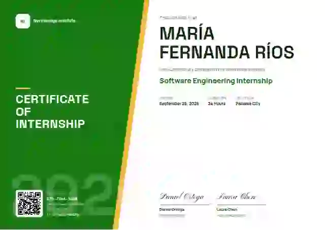 Split Panel Meadow Bold Ghost internship certificate template