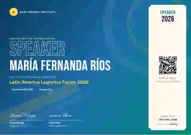 Festival Ocean conference speaker certificate template