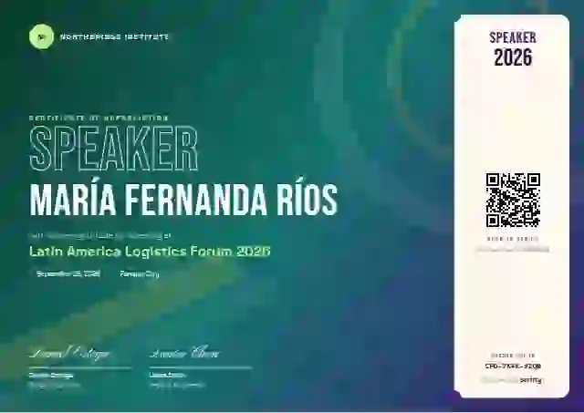 Festival Neon conference speaker certificate template