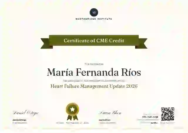 Ribbon Banner Lime Soft healthcare and cme certificate template