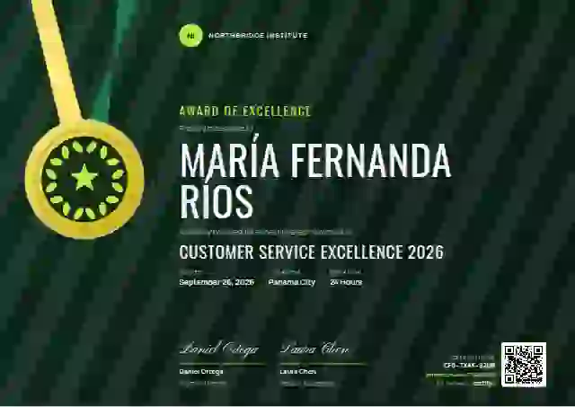 Plantilla de certificado Sports Medal Green Lime Bold Stripes de premios y logros