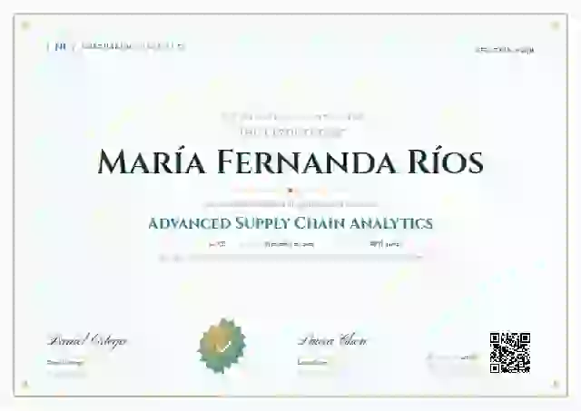 Classic Seal Teal course completion certificate template