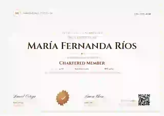 Classic Seal Terracotta membership certificate template