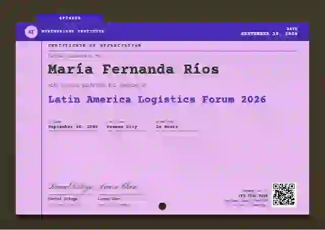 Catalogue Card Violet conference speaker certificate template