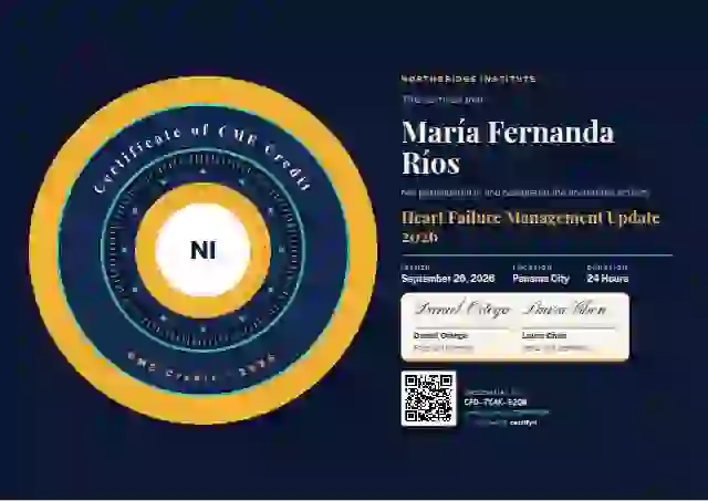 Ring Seal Amber healthcare and cme certificate template