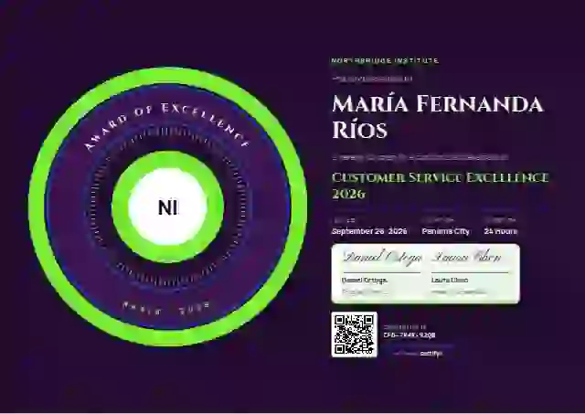 Ring Seal Fern awards and achievement certificate template