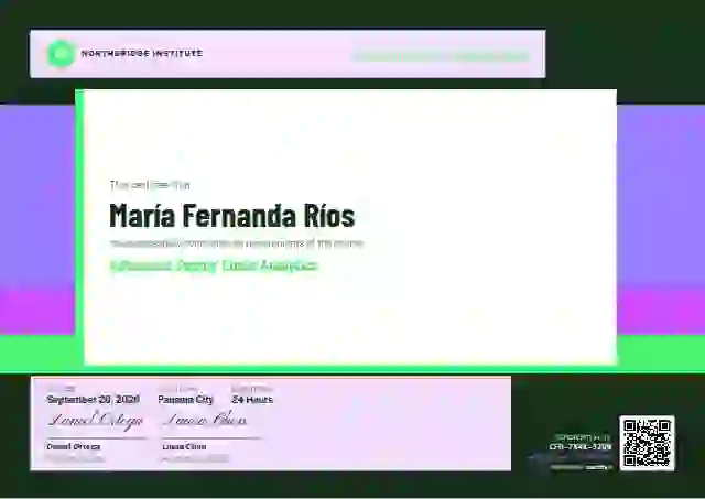 Stacked Bars Violet course completion certificate template