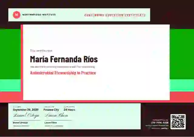 Stacked Bars Meadow continuing education certificate template