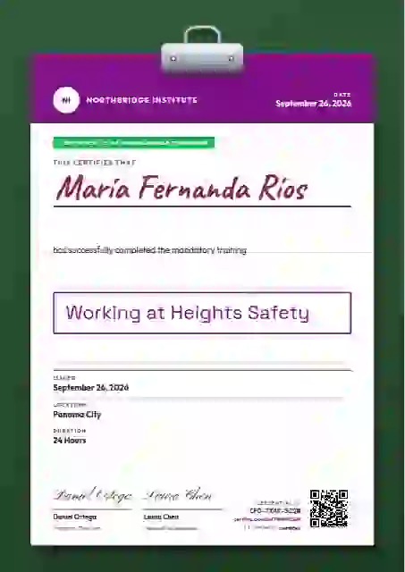 Clipboard Chart Fuchsia No Tick Boxes compliance and safety certificate template