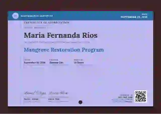 Catalogue Card Azure No Tab volunteer appreciation certificate template