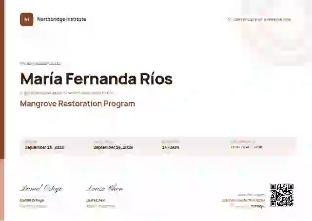 Plantilla de certificado Corporate Clean Copper de reconocimiento a voluntarios