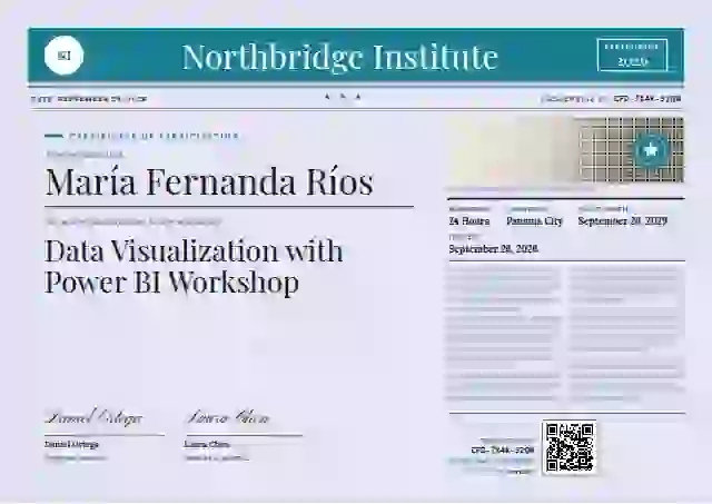 Newspaper Front Cerulean Paper Headline webinar and workshop certificate template