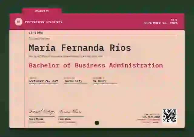 Catalogue Card Ruby Deep Label Strip academic diploma certificate template
