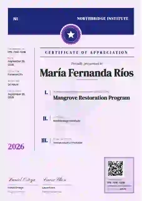Decree Folio Ultramarine volunteer appreciation certificate template