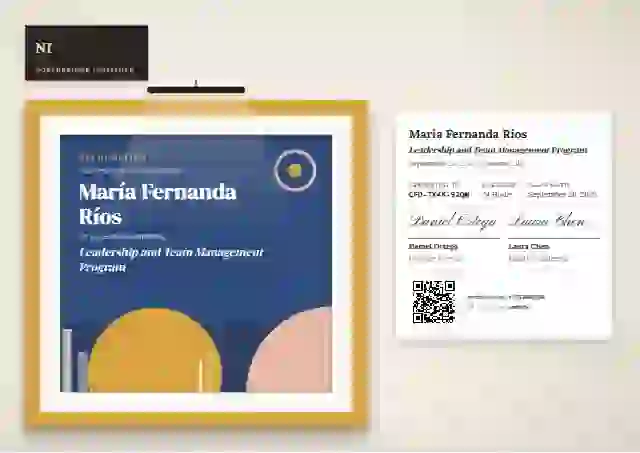Gallery Placard Sapphire latin america certificate template